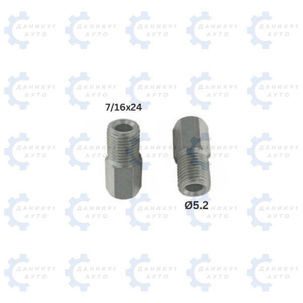 НАКРАЙНИК СПИРАЧНА ТРЪБА Ф5.2 7/16х24 20.5ММ