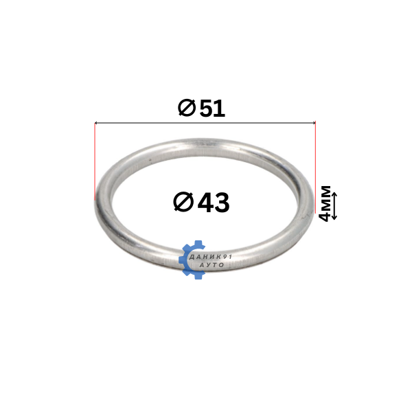 Гарнитура ауспух Nissan Suzuki Ф43 Ф51 4мм