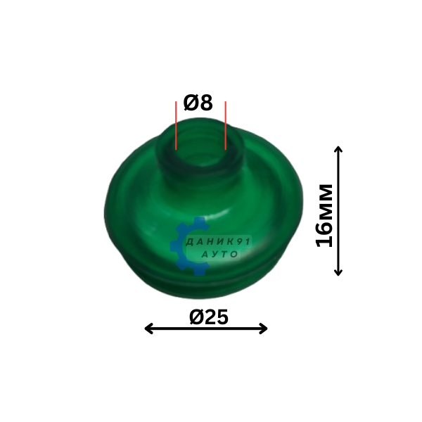 МАНШОН ЗА ШАРНИР НАКРАЙНИК Ф8 Ф25 16мм