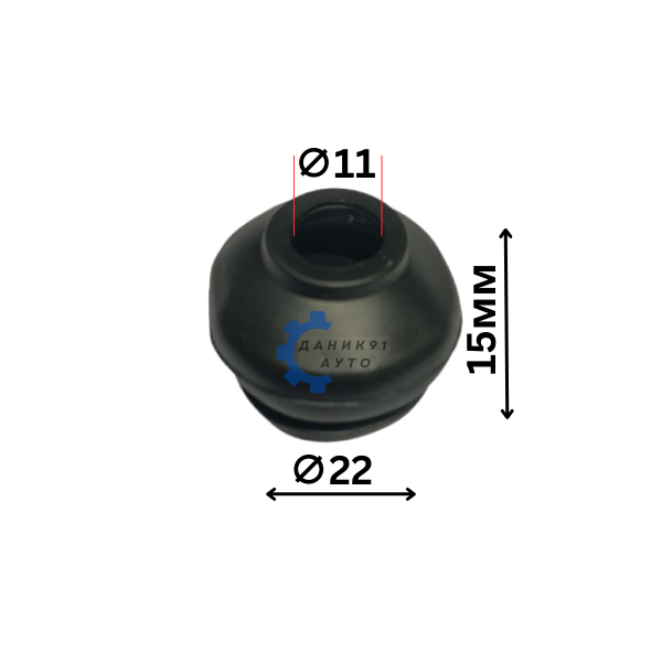 МАНШОН ЗА ШАРНИР НАКРАЙНИК Ф11 Ф22 15мм