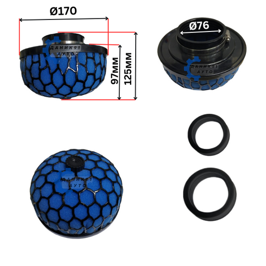 СПОРТЕН ФИЛТЪР Ф76 Ф170 125ММ