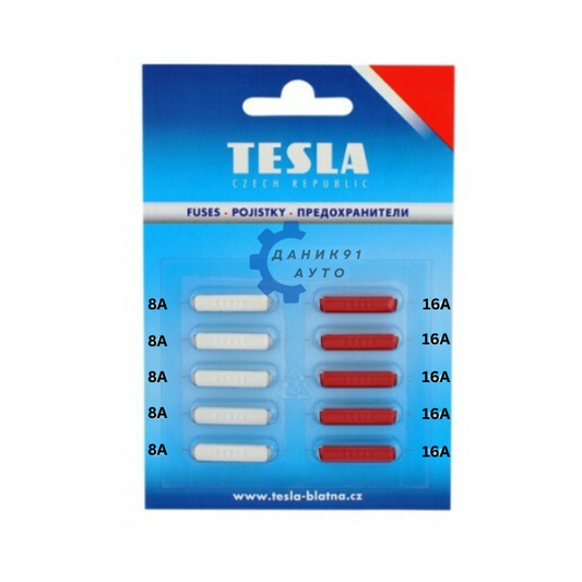 Бушони за автомобил 8А 16А - 10 броя к-т Tesla