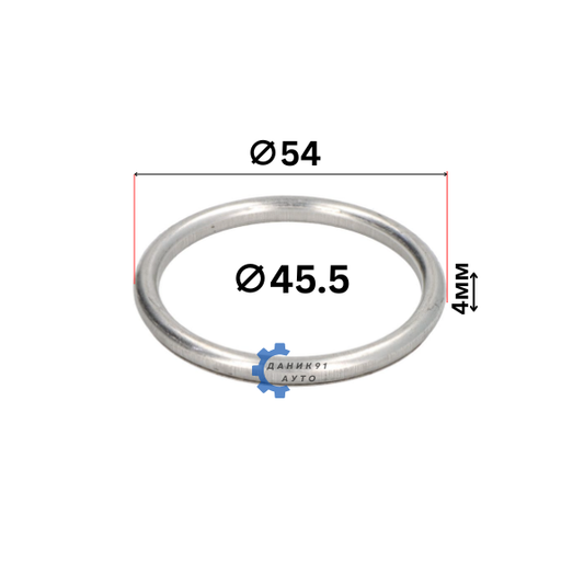 Гарнитура ауспух Abarth Daewoo Fiat Ford Honda Mercedes Mazda Nissan Rover Suzuki Ф45,5 Ф54 4мм