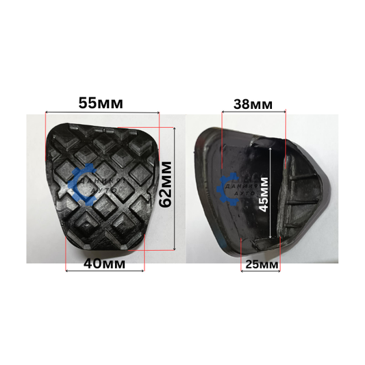 Гумичка за педал съединител Audi A3 Seat Skoda Vw Bora Golf - 64 х 56 х 42мм