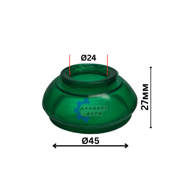 МАНШОН ЗА ШАРНИР НАКРАЙНИК Ф24 Ф45 27мм