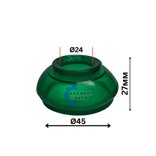 МАНШОН ЗА ШАРНИР НАКРАЙНИК Ф24 Ф45 27мм