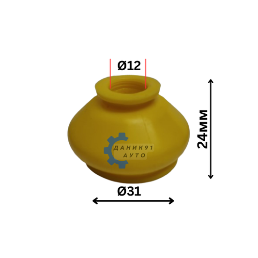 МАНШОН ЗА ШАРНИР НАКРАЙНИК Ф12 Ф31 24мм