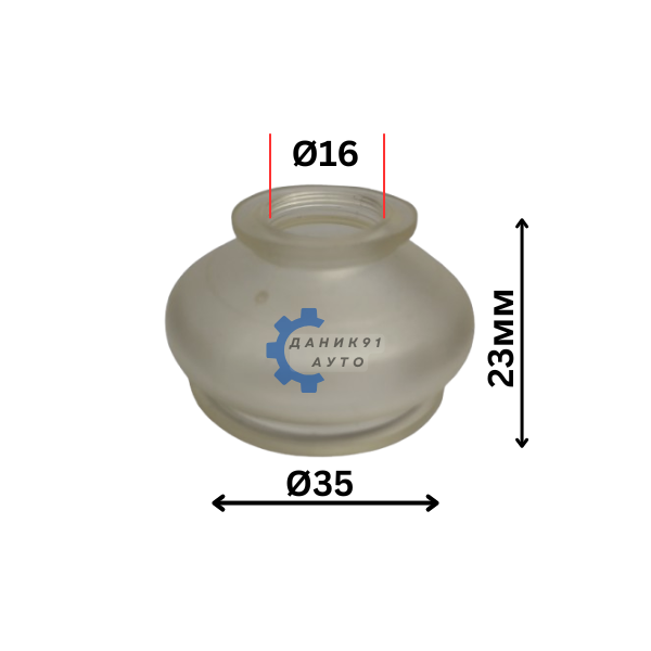 МАНШОН ЗА ШАРНИР НАКРАЙНИК Ф16 Ф35 23мм