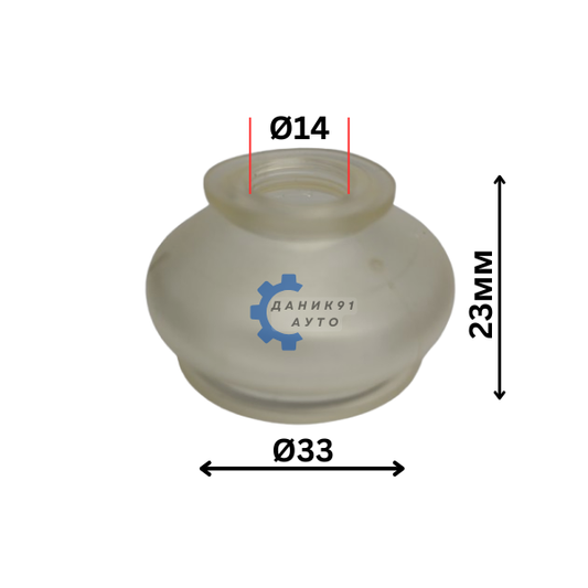 МАНШОН ЗА ШАРНИР НАКРАЙНИК Ф14 Ф33 23мм