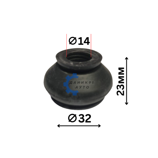 МАНШОН ЗА ШАРНИР НАКРАЙНИК Ф14 Ф32 23мм