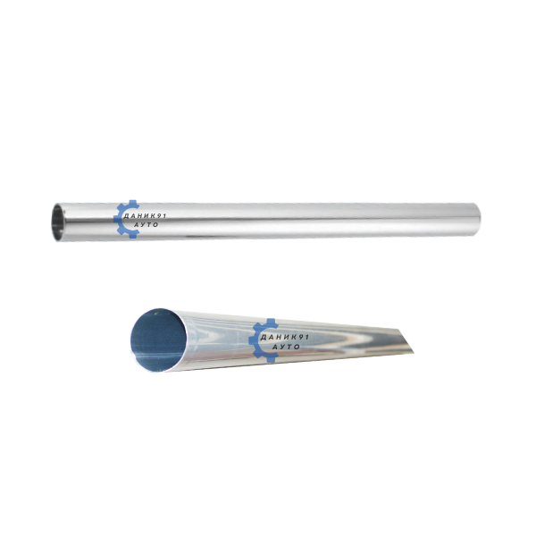 Тръба за ауспух Ф43 права един метър алуминизирана