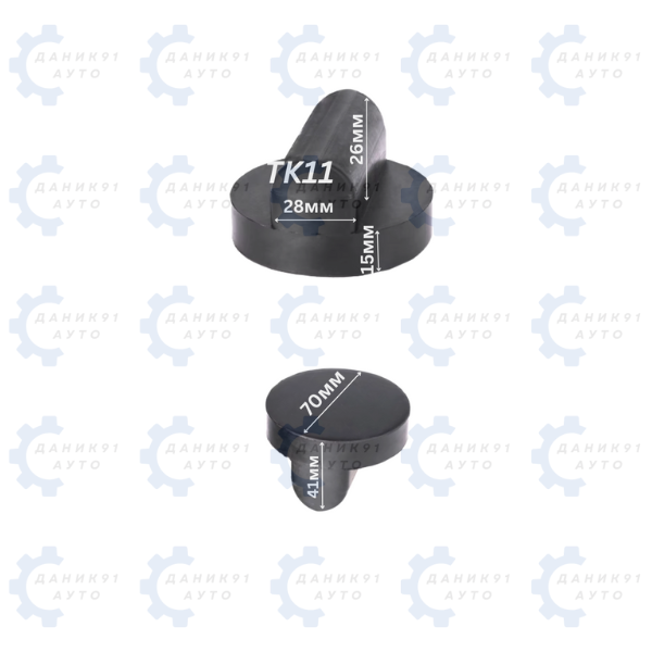 ГУМЕН ТАМПОН ЗА КРИК Ф70 х 28 х 41MM