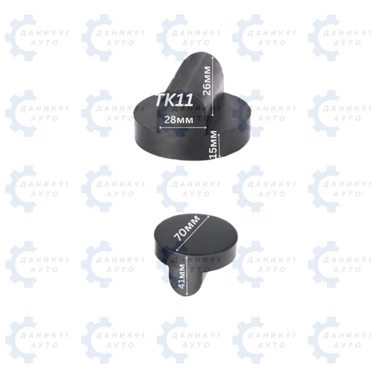 ГУМЕН ТАМПОН ЗА КРИК Ф70 х 28 х 41MM