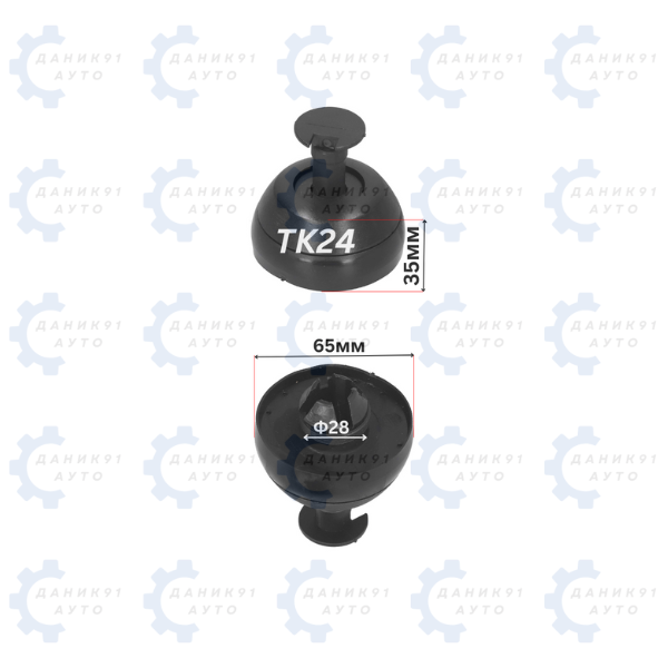 ГУМЕН ТАМПОН ЗА КРИК Ф65 х Ф28 х 35MM