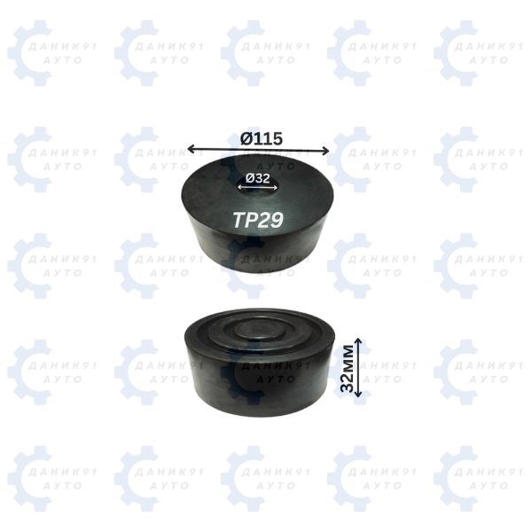 ГУМЕН ТАМПОН ЗА ПОДЕМНИК Ф115 х 32MM