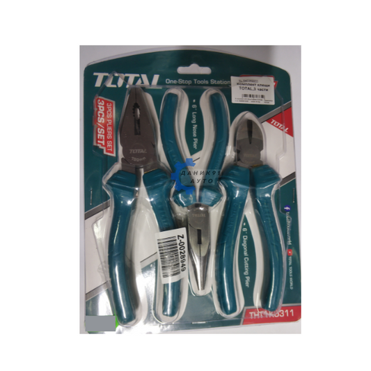 Комплект клещи TOTAL 3 броя